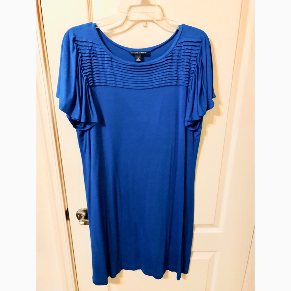 Banana Republic Cobalt Blue Mini Dress SZ XL